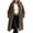 Coffee, variant on FchengtaiS Womens Sherpa Fleece Jacket Fuzzy Open Front Hooded Cardigan Fall Winter Warm Coat with Pockets