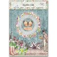 thumbnail image 3 of KARDLURY A5 Size Scrapbook Paper, 24 Sheets Single Sided Colored Vintage Pattern Craft Cardstock Decoupage Paper for Card Making Planner Junk Journal Journaling Scrapbooking Supplies, 3 of 4