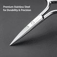 thumbnail image 4 of EXLEAF 2026 New Eyebrow Scissors, Multi-Purpose Grooming Scissors, Nose and Hair Scissors, Cuticle Scissors, Stainless Steel Precision Tool, 4 of 6
