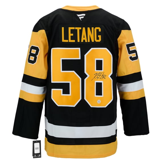 Kris Letang Autographed Pittsburgh Penguins Fanatics Premium Jersey