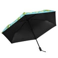 thumbnail image 5 of Cute Frogs with Big Eye Compact Sun Umbrella Windproof Travel Umbrellas for Rain Strong Portable UV Protection, 5 of 8