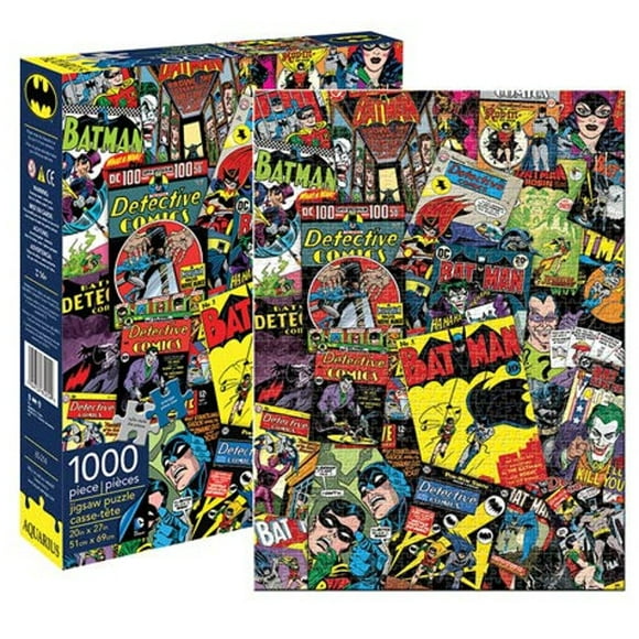 Batman Collage 1000 Pièces Puzzle DC Comics Sombre Chevalier Bruce Wayne 20 "x 27"