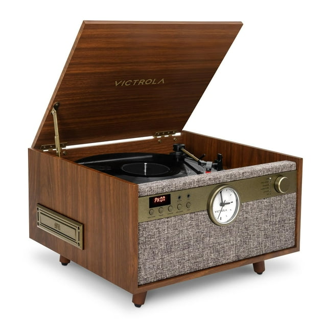 Tocadiscos de vinilo 6 en 1 y centro de música Victrola Century
