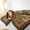 thumbnail image 4 of jejeloiu Safari Moose Bear Bedding Comforter Set,Rustic Mallard Twin Comforter Sets,Fishing And Hunting Bedding Set For Adults,Super Cozy Room Decor Reversible,2-Piece, 4 of 8
