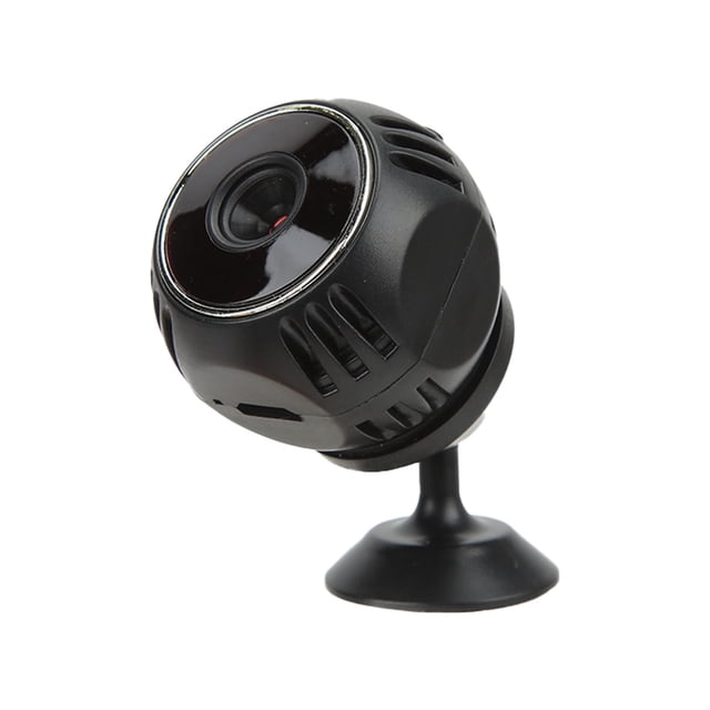Pequeña Cámara de Seguridad, Mini Cámara de Visión Nocturna Video en Tiempo Real 360 Lente 1080p Detección de Movimento 2.4 GHz para la Oficina Oficina