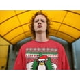 thumbnail image 3 of Old Glory Mens Penguin on Ice Ugly Christmas Sweater Long Sleeve Sweatshirt, 3 of 6