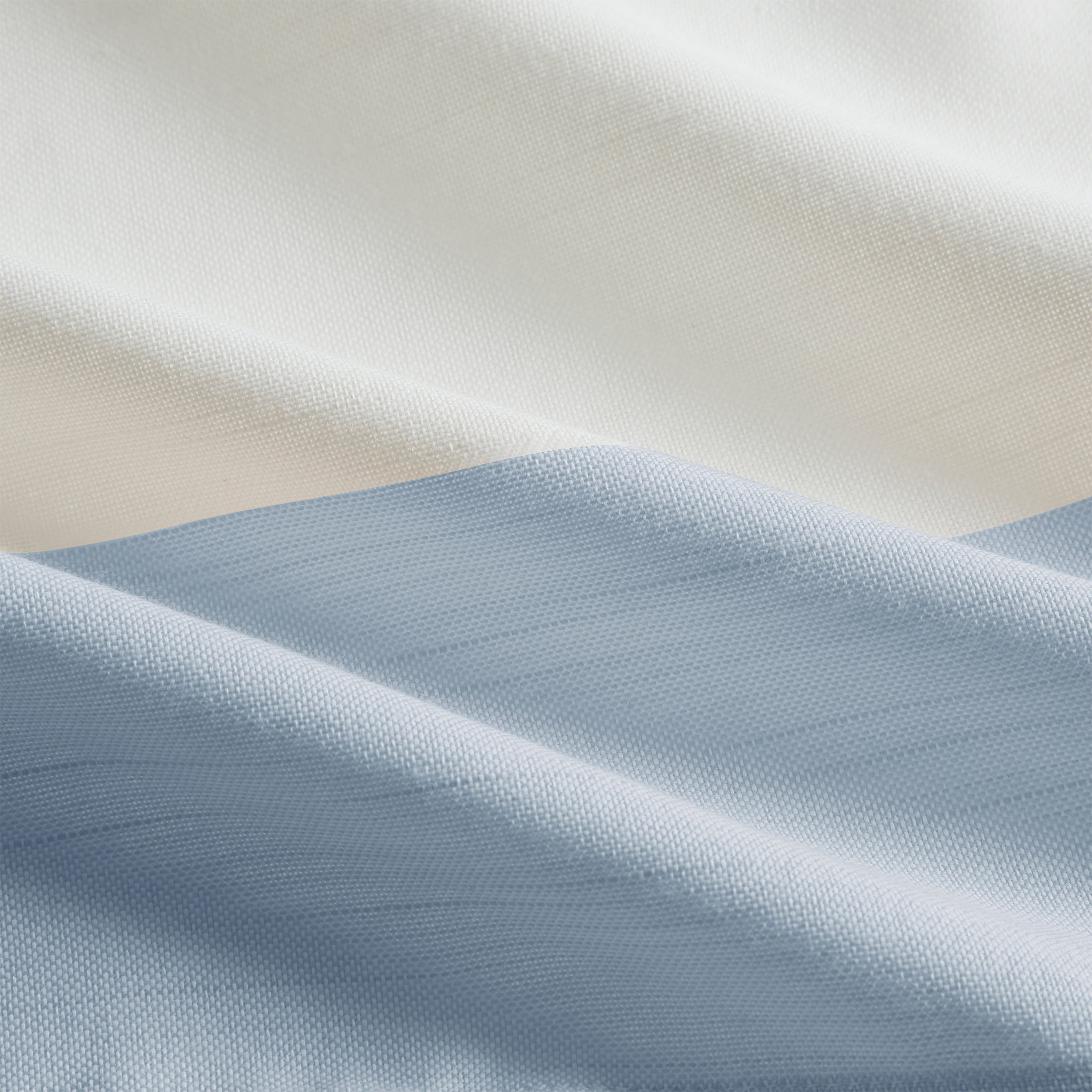 My Texas House Light Blue Tassel Fabric Shower Curtain, 72" x 72"