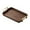 A, variant on chaungfeng Brown Plastic Serving Tray with Handles, Food Tray for Breakfast,Coffee Table,Dinner & Bar, Decorative Tray for Kitchen, Bedroom (C)