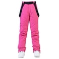 thumbnail image 1 of Pantalones de esquí para hombre y mujer, pantalones de esquí con correa, de invierno, resistentes al viento, repelentes al agua, cálidos y gruesos, pantalones de snowboard dobles, 1 of 6