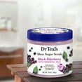 Dr Teal's Shea Sugar Body Scrub, Black Elderberry with Essential Oils