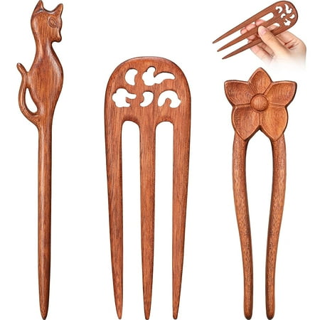 3 Pieces Hair Sticks Cat Wooden Hair Stick Retro Wooden Hairpin Vintage Chopsticks Handmade Carved Wood 3-Prong Hair Fork for Women Girls Handmade Hair Bun, Bun Chignon Decorative Hair Accessories | Walmart Canada 3 Pieces Hair Sticks Cat Wooden Hair Stick Retro Wooden Hairpin Vintage Chopsticks Handmade Carved Wood 3-Prong Hair Fork for Women Girls Handmade Hair Bun, Bun Chignon Decorative Hair Accessories | Walmart Canada