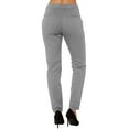 thumbnail image 6 of Enjoytime Women's Pants Solid Color Elastic Waist Full Length Trousers Business Casual Pants for Women Gray XL, 6 of 6