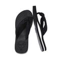 thumbnail image 2 of Arch Support Flip Flops for Women, Orthotic Thong Sandals with Yoga Mat Cushion and Contoured Midsole, Slip On Summer Beach Walking Sandals, Lightweight Indoor Outdoor Black 36, 2 of 5