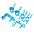 thumbnail image 2 of RC Steering Cup Kit, RC Steering Knuckle Hub Carrier Replacement Parts Blue Wear Resistant Bending Proof  For Maintain, 2 of 8