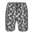 thumbnail image 4 of Naloa Tulips Flowers Men's Beach Shorts, Surfing shorts, Swim trunks, Quick Dry Swim Trunks for Surfing Beach Fun - Small, 4 of 9