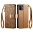 thumbnail image 2 of Flip Case for FOXDOCK OPPO Reno 13 Kickstand Viewing Full Protection Wallet Function Gift Choice Floral Embossed, 2 of 6