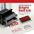 thumbnail image 3 of Promot Paid Stamp - Self Inking Rubber Stamp, 3 of 7