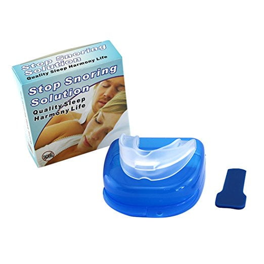 Silicone Anti Snore Sleep Apnea Mouthpiece Tray Sleeping Aid Mouthguard Stop Snoring