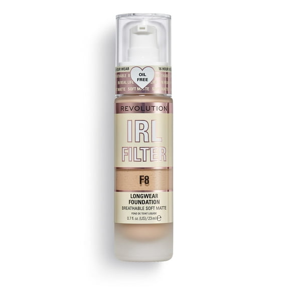 Filtro IRL Foundation Revolution Longwear F8, 20 ml