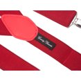 thumbnail image 2 of Gravity Threads Bretelles à Clip Classiques 1,3 Pouce de Large, Rouge, 2 of 2