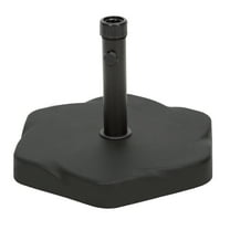 Salazar 66-pound Concrete and Steel Umbrella Base, Black