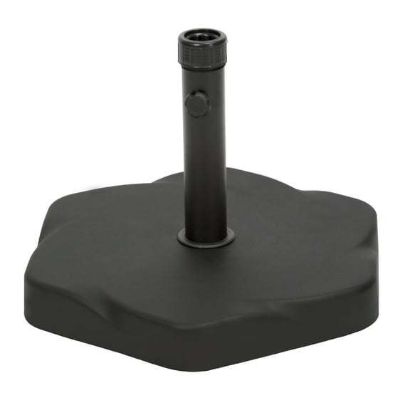 Salazar 66-pound Concrete and Steel Umbrella Base, Black