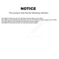 thumbnail image 2 of CMX Front Rear Ceramic Disc Brake Pads and Wear Sensors Kit for Car BMW X3 KCW-101112, 2 of 9