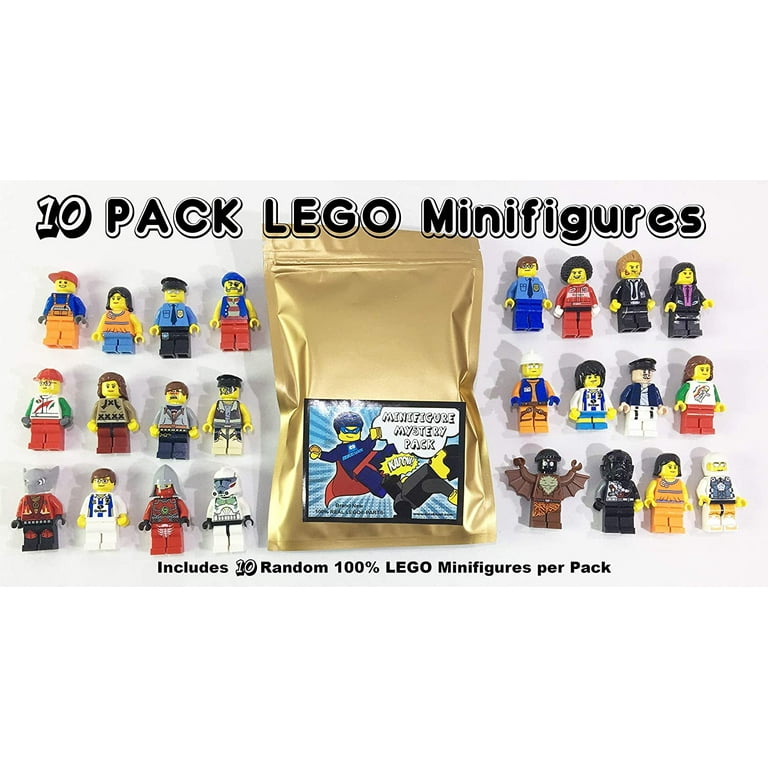  Paquete de 10 figuras de Lego auténticas al azar (9443) :  Juguetes y Juegos