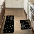 thumbnail image 2 of Merry Christmas Kitchen Rugs Sets of 2 Non Skid Washable, Winter Xmas Kitchen Doormat Farmhouse Style Decor Mats for Home Kitchen Floor 17x29 and 17x47 Inch DM109, 2 of 6