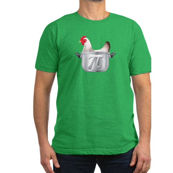 CafePress - Chicken Pot Pi Fitted T Shirt - Men's Fitted T-Shirt