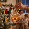 thumbnail image 6 of Glowing Xmas Story Ornament, Mini Scene, Warm LED Keepsake | Light-up Christmas Story Ornament with Cozy Mini Scene and Warm LED Keepsake for Tree, Mantel and Home Decor, 1PC G, 6 of 6