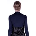 thumbnail image 3 of HDE Open Front Shrugs for Women Long Sleeve Bolero Cropped Cardigan Sweater S-4X (Navy Blue), 3 of 4