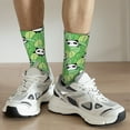 thumbnail image 6 of Pofeuu Cartoon Panda And Leaf 1 Print Crew Socks, Adult Running Hiking Socks for Youth and Adult, 6 of 6