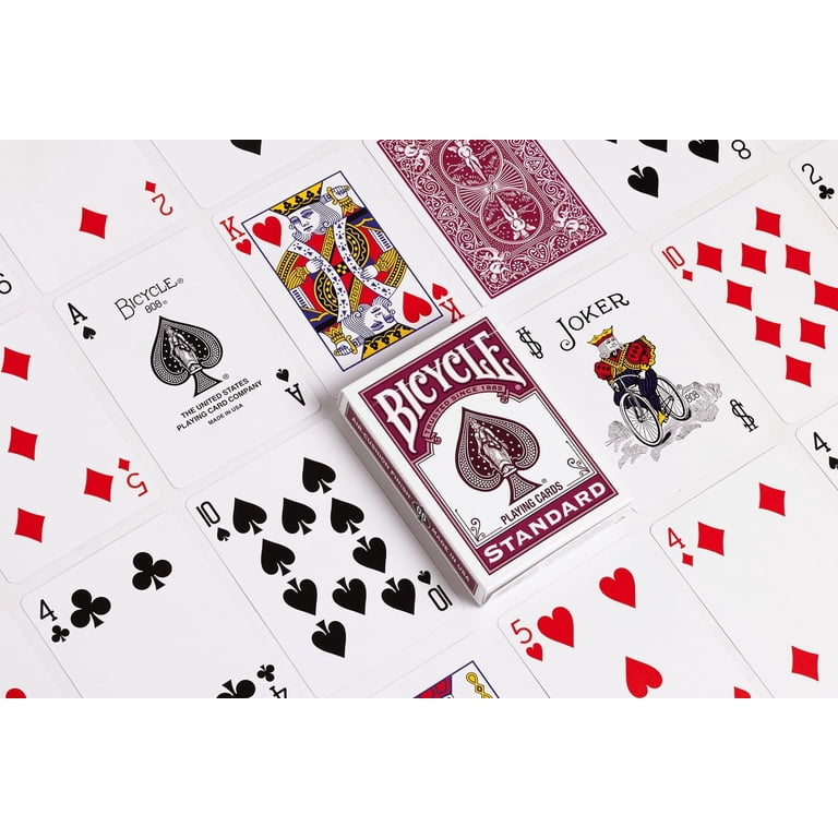 Bicycle Color Series #6 Burgundy Playing Cards, Poker Size