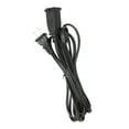 thumbnail image 3 of Cable de alimentación de 1 15P a 1 15R Cable adaptador de extensión profesional NEMA 1 15P a NEMA 1 15R 9,8 pies Enchufe estadounidense 125 V, 3 of 12