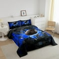 thumbnail image 3 of Erosebridal American Football Bedding Queen Comforter Set, Rugby Sports Down Comforter, Geometric Room Decor, 3-piece, 3 of 7
