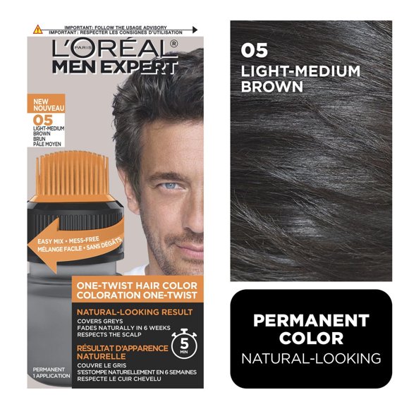 L'Oréal Paris Men Expert, Coloration Permanente, 1un