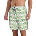 thumbnail image 2 of Kdxio Duck Pattern Mens Casual Shorts - Drawstring Summer Beach Sports Shorts for Men, 2 of 5