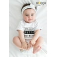 thumbnail image 2 of Straight Outta Holy Water Cute Baby Bodysuit Religious Shirt Custom Clothes Unisex Gift for Mom Newborn 0-3m White, 2 of 2