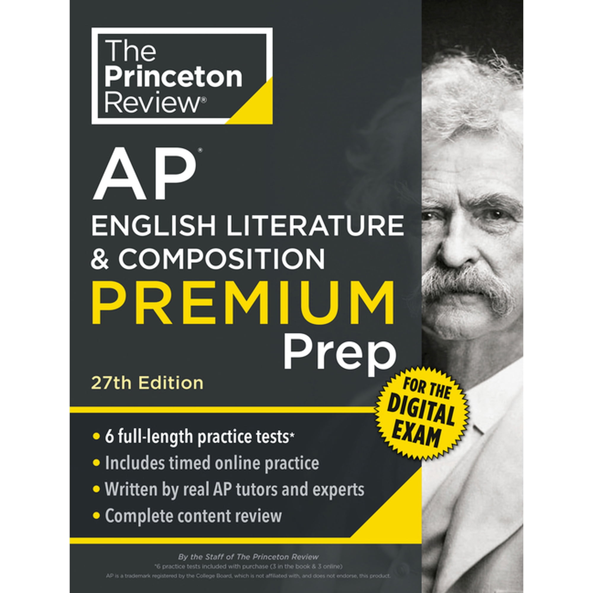 College Test Preparation Princeton Review AP English Literature & Composition Premium Prep, 27th Edition: 6 Practice Tests + Digital Practice Onl, (Paperback)