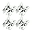 thumbnail image 6 of Set of 2 Gate Hinges Door Knob Lock Sliding Doors Heavy Duty Chain, 6 of 8