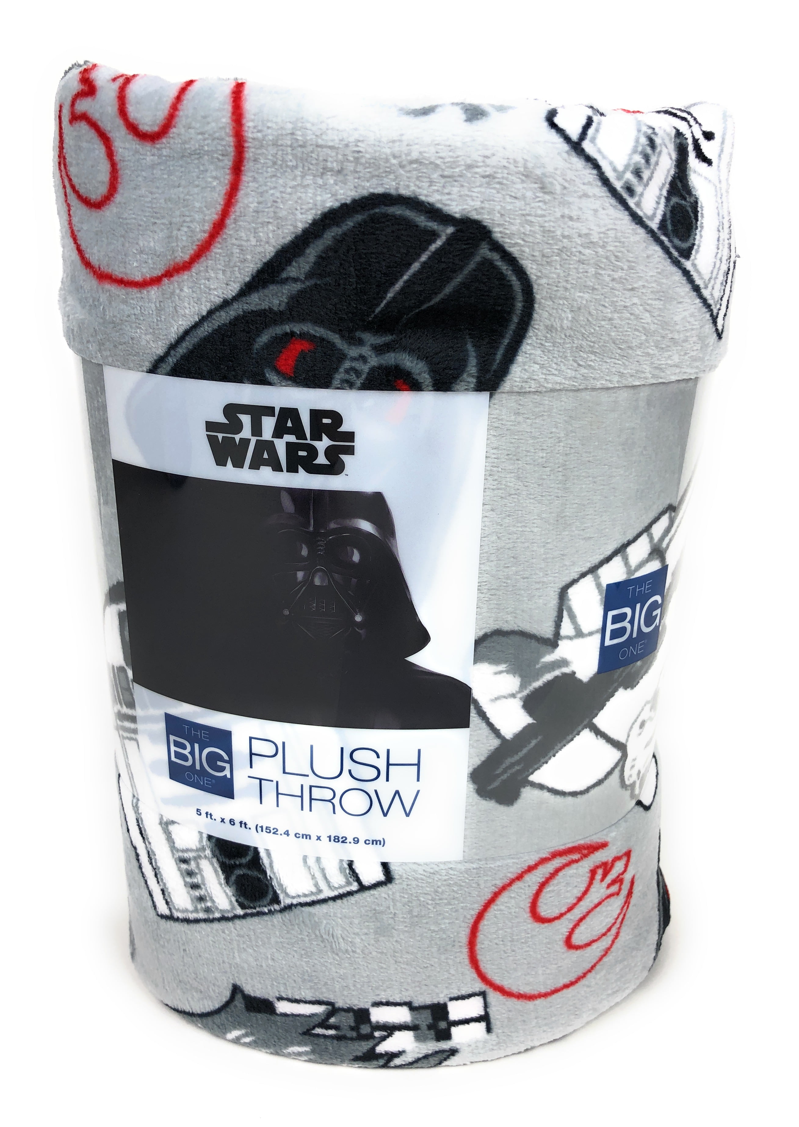 Disney Star Wars The Big One Plush Throw Blanket 60" x 72" Walmart