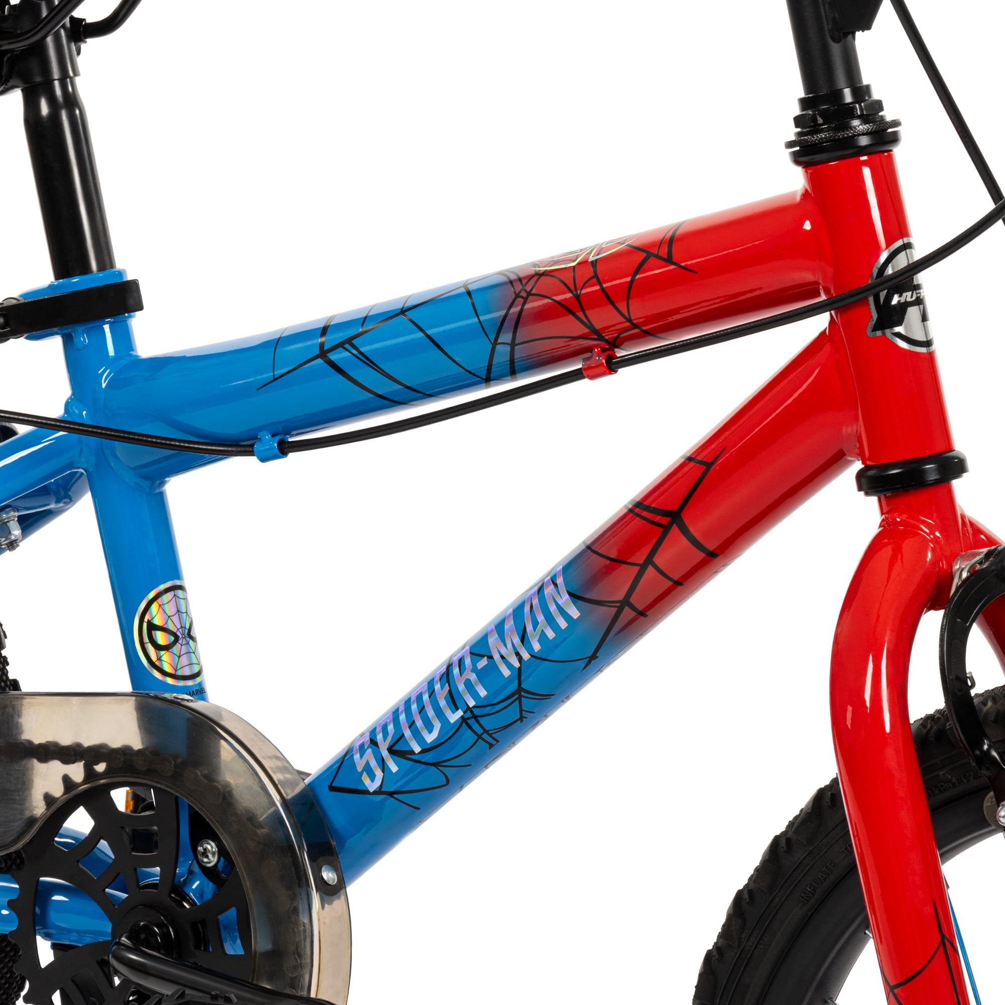 Huffy 18-inch Marvel Spiderman Bike for Boys, Red and Blue