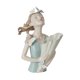 thumbnail image 2 of Jarrón de estatua femenina, figura de niña moderna, maceta de resina elegante, maceta de escritorio, figuritas de niña, florero para decoración de Azul cian, 2 of 8