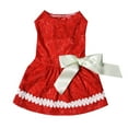 thumbnail image 3 of Goowood Cute Dog Clothes Print Bow Skirt Breathable Sleeveless Summer Shirt for Small Dogs Girl Puppy Dress Comfortable Pet Apparel, 3 of 9