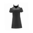 thumbnail image 4 of Vestido con Hombros Descubiertos para Mujer, Minivestido Suave Y Elegante de Manga Corta para Fiesta Y Calle S, 4 of 7
