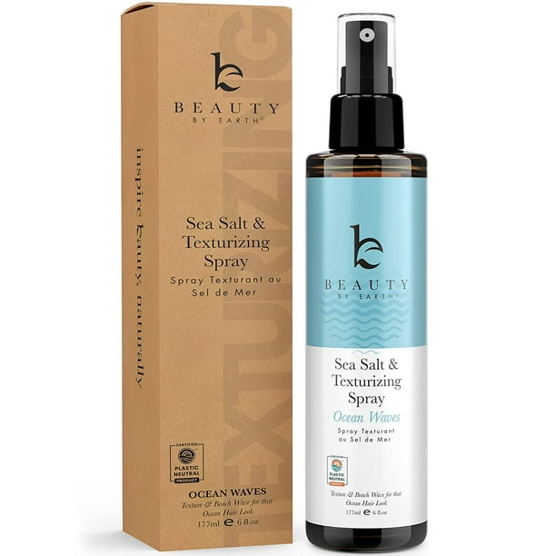 Beauty by Earth - Sea Salt Spray for Hair Men & Women - Dry Texture Spray for Hair, Hair Texturizer Wavy Hair Products, Texturizing Spray & Volumizing Spray Beauty by Earth - Sea Salt Spray for Hair Men & Women - Dry Texture Spray for Hair, Hair Texturizer Wavy Hair Products, Texturizing Spray & Volumizing Spray