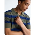 thumbnail image 4 of Free Assembly Men's Textured Polo Sweater with Short Sleeves, Sizes S-3XL, 4 of 6