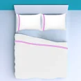 thumbnail image 2 of 400TC Double Embroidery Sateen Solid Cotton Sheet Set, 2 of 3