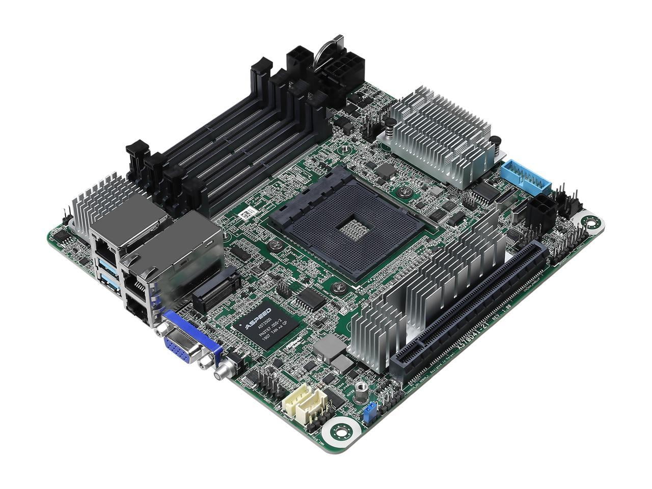AsRock Rack X570D4I-2T Mini-ITX Server Motherboard AM4 PGA 1331 X570 AMD Ryzen 3rd Generation Series Processors